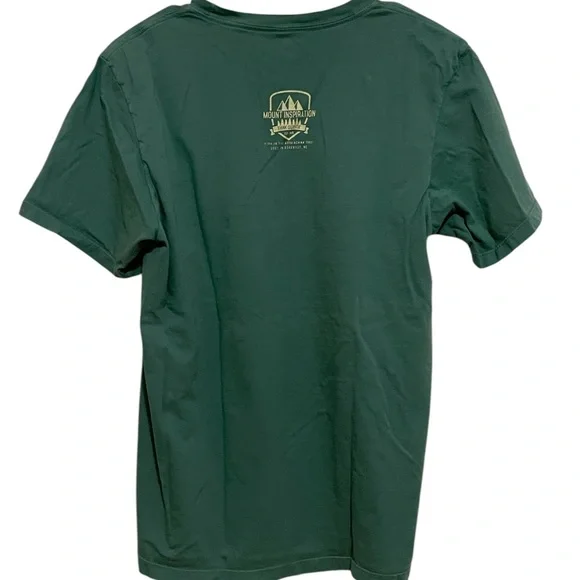 Green Graphic Tee Softshirts Organic “Hug Trees” Size Small - Picture 2 of 4